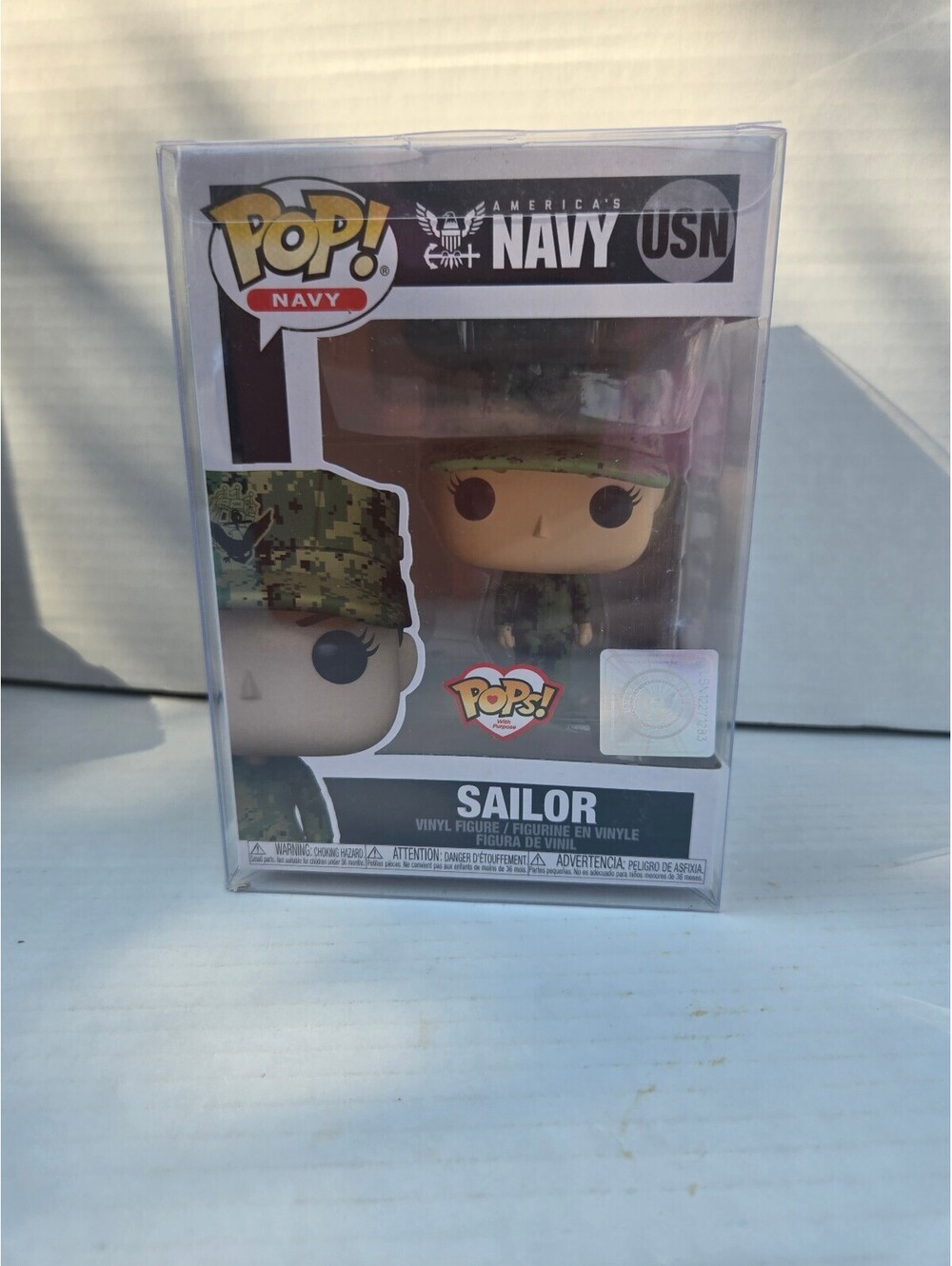 Funko Pop! Navy USN Sailor Collectible Figure - Very Good Condition